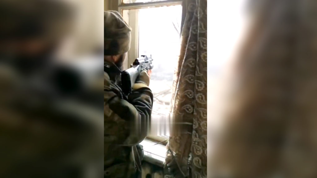 Чеченские подразделения в боях за Мариуполь