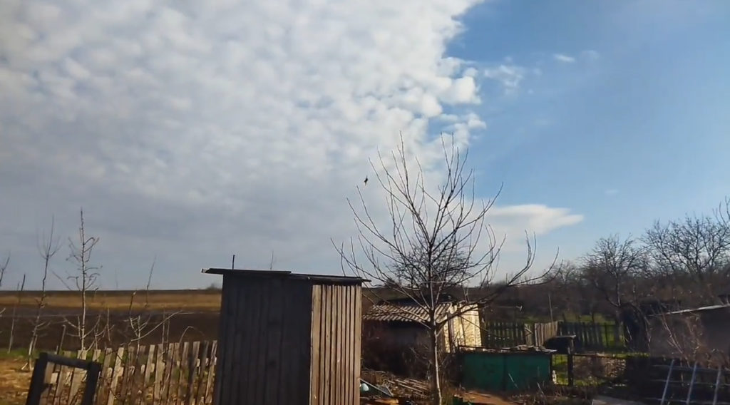 Су-27 над территорий ДНР