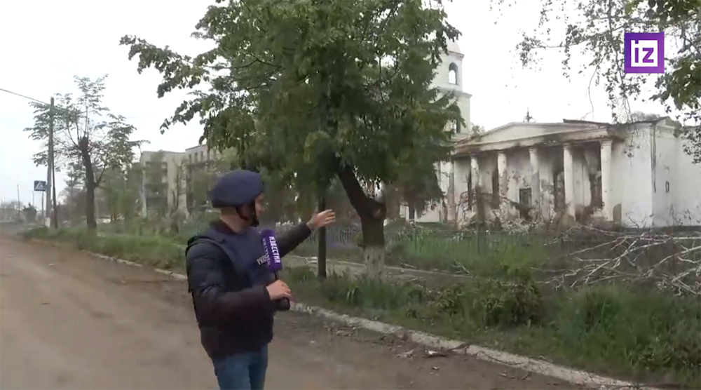 обстрел храма в попасной со стороны всу